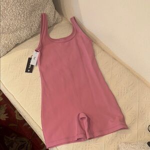 TnAction Pink Sleeveless Bodysuit
